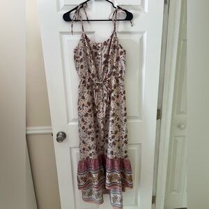 BEAUTIFUL FLORAL PAISLEY SUMMER MAXI DRESS